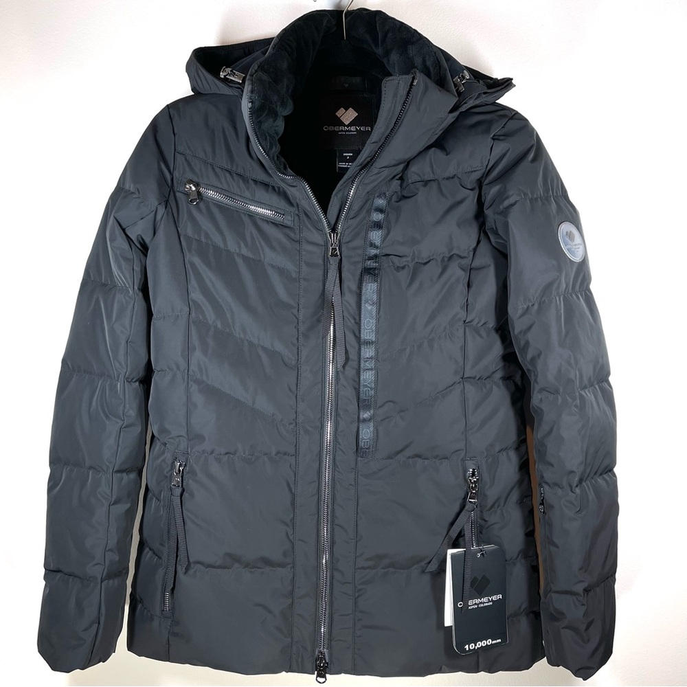 Nwt Obermeyer Women’s Circe Down Black Jacket Size 2 (Regular)